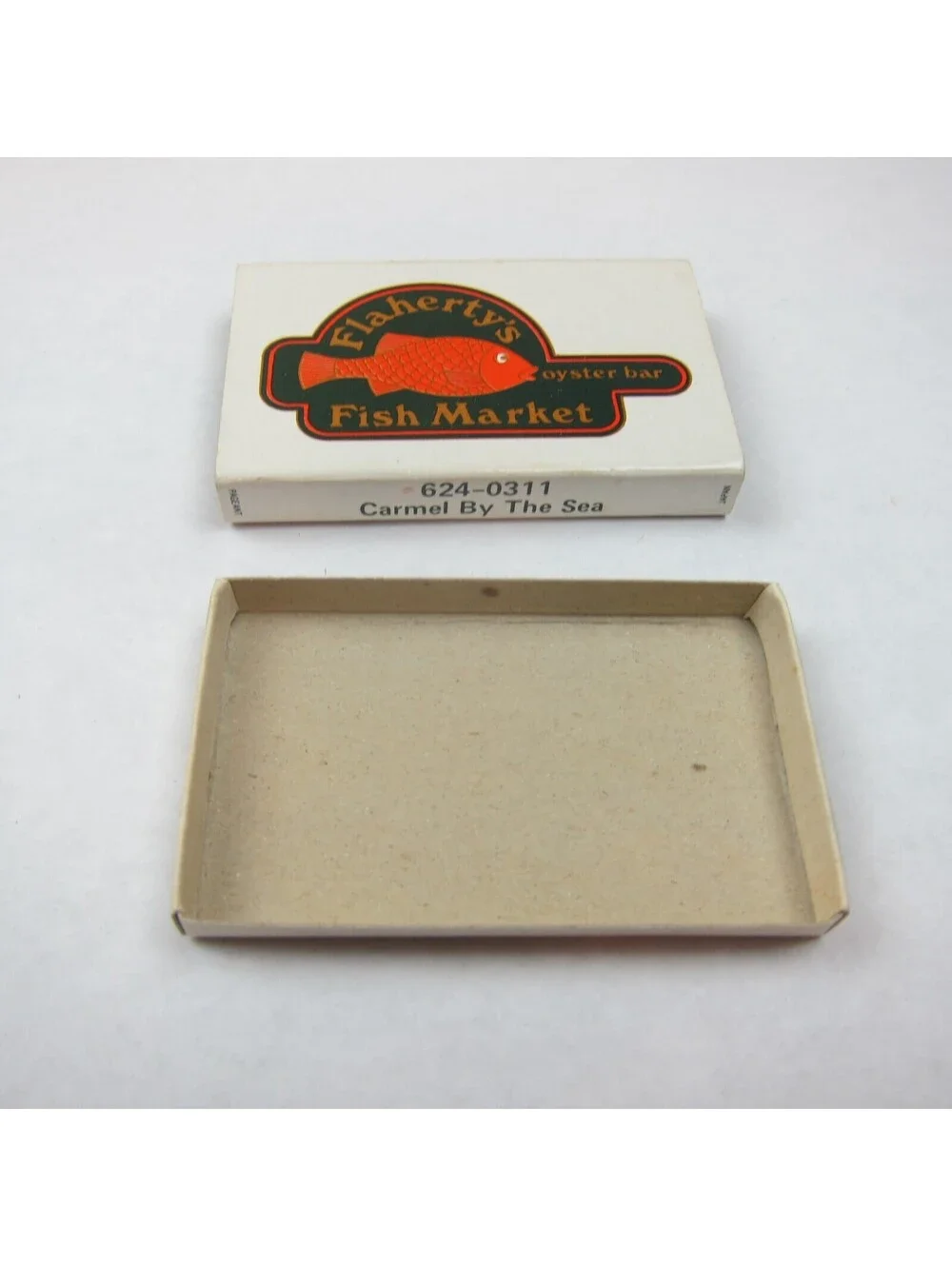 4 Matchbook Covers Flahertys, Spengers Fish Grotto, Lost Mine, Gildas California